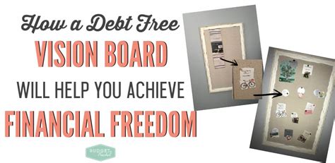 Financial wellness & literacy, credit card personal loan | payoff. How a Debt Free Vision Board Will Help You Achieve ...