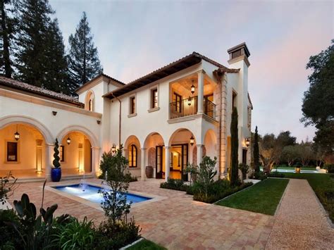 Contemporary Italian Villa In Atherton California Luxury