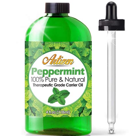 Peppermint, lavender, tea tree oils. 4oz - Artizen Peppermint Essential Oil (100% PURE ...