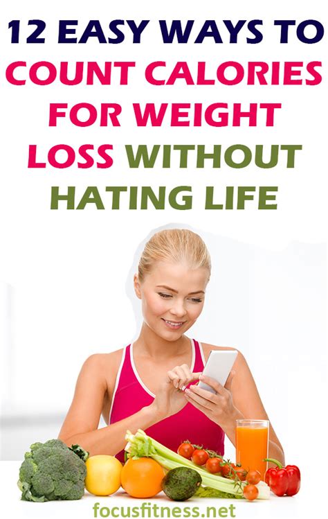 12 Ways To Count Calories For Weight Loss Without Hating Life Focus Fitness