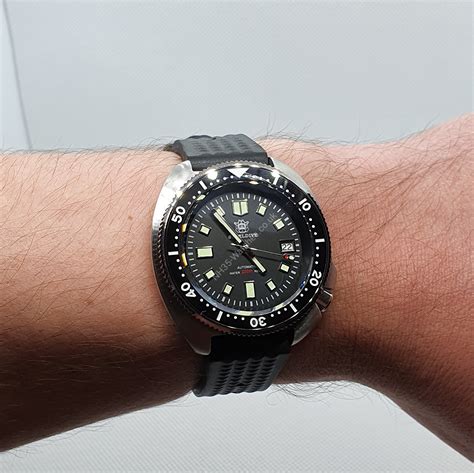 Steeldive Il Capitano Willard Sd1970 200m Diver Watch Seiko Nh35