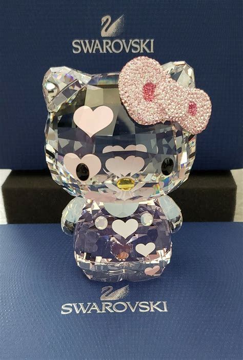 Swarovski Hello Kitty Hearts Limited Edition Crystal 1142934 Retired Nib Ebay
