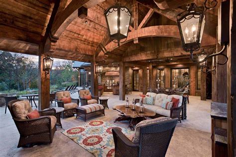 Inside an insanely gorgeous rustic retreat overlooking Table Rock Lake