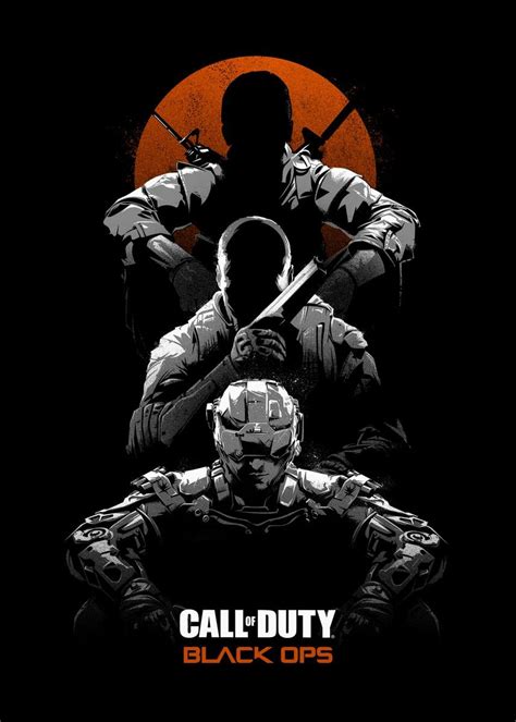 Cod Black Ops Poster Picture Metal Print Paint By Call Of Duty