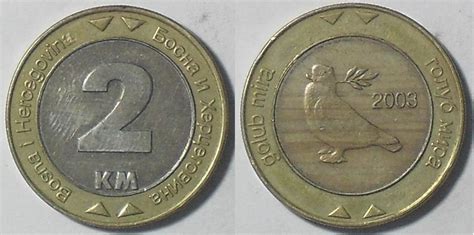 World Of Coins Bosnia And Herzegovina Konvertible Marka