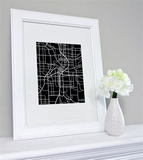 Reserved Listing For Rebeccano Etsy Map Art Print City Map Art