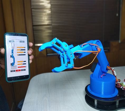 Programmable Arduino Robotic Arm Smartphone Control Nevonprojects