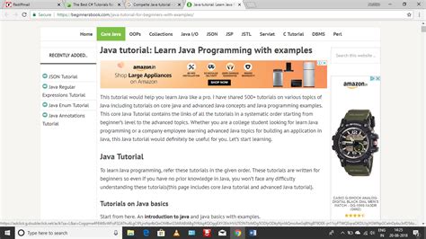 In this article, i am going to share with you a couple of websites that will help you learn java for free. Learn Java: Tutorials for Beginners, Intermediate, and ...