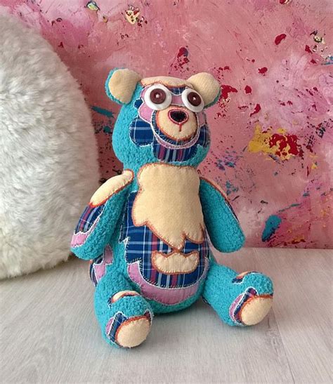 Hand Knitted Bear Toy Teddy Bear Toy Art Doll Handmade Toy Soft Toy