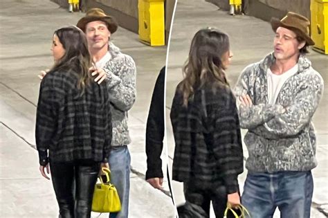 Trending Global Media See Photos Of Brad Pitt Getting Close To New Gal