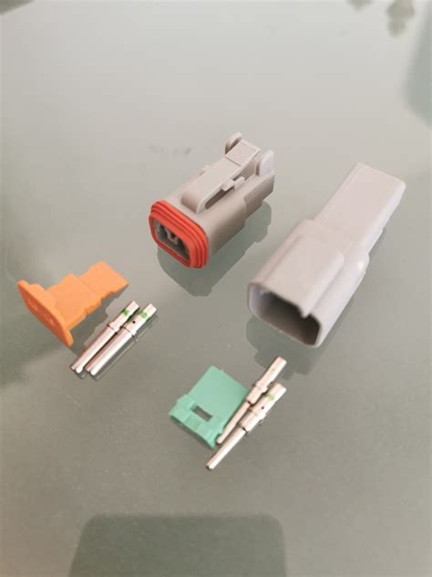 Deutsch Dt Conector Dt2 2 Pines Conector Eléctrico Vehículo Mercado