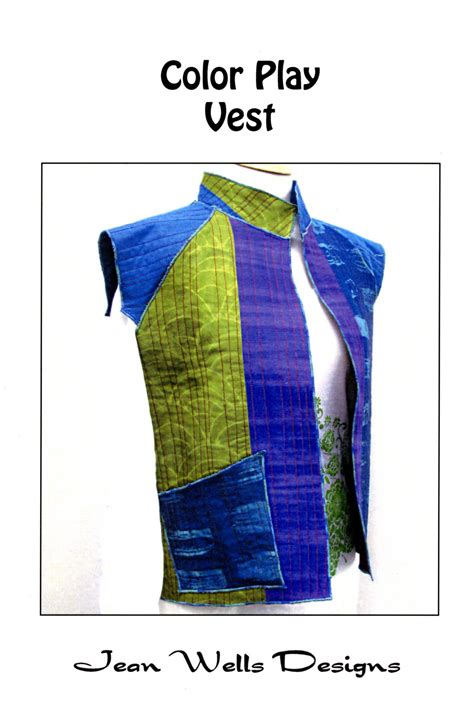 Color Play Vest By Wells Jean