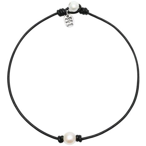 Buy Single Cultured Freshwater Pearl Choker Necklace Handmade Genuine