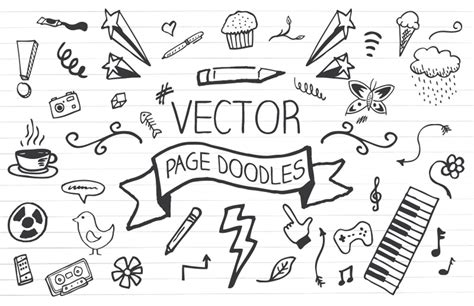 Vector Page Doodles — Medialoot