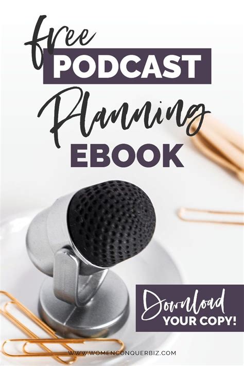 Ultimate Podcast Planning Checklist Women Conquer Business Starting