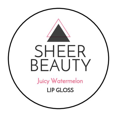 Lip balm labels template, blush pink agate diy product label, editable lip balm label templates, lip gloss label design, editable label 013 Lip Balm Label Templates - Download Lip Balm Label Designs