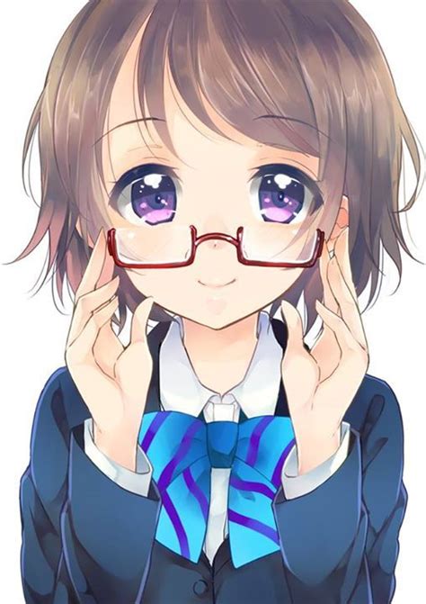 163 Best Images About Anime Girls Glasses On Pinterest Girls With