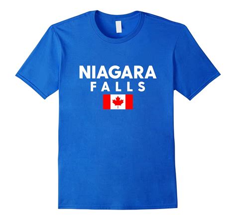 Niagara Falls Canada Flag Maple Leaf Ontario Canada T Shirt 4lvs