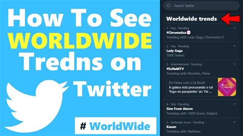 How To See Worldwide Trends On Twitter 2020 Exceptional Video Tech