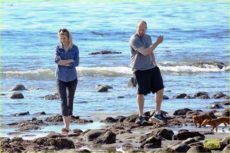 Rosie Huntington Whiteley Malibu Beach With Jason Statham Photo