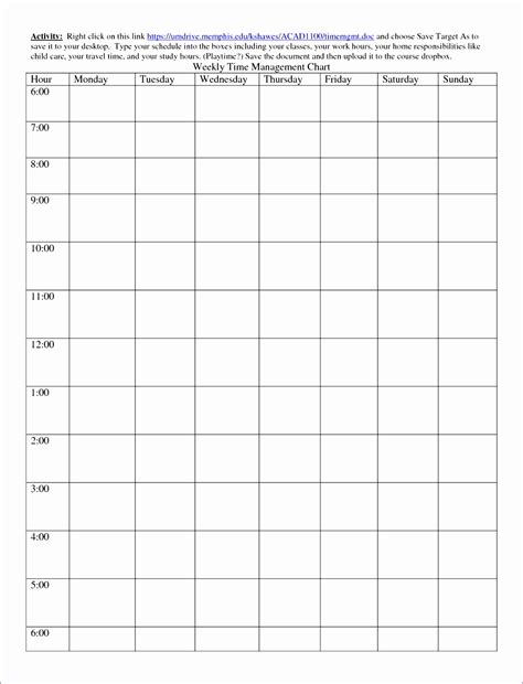 10 Excel Time Management Template - Excel Templates