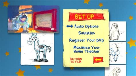 Toy Story 2 1999 Dvd Movie Menus