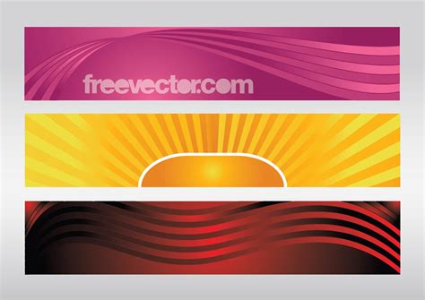 Colorful Banners Vectors Vector Art And Graphics