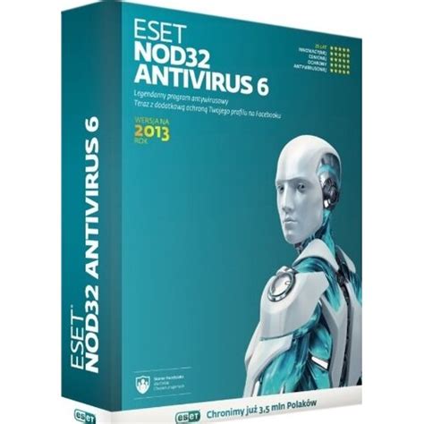 Eset Nod32 Antivirus 6 2013 1 UrzĄdzenie 2 Lata Kod Aktywacyjny