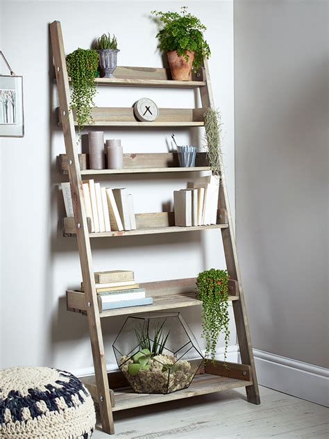 Bedroom Ladder Shelf Bookshelf Style