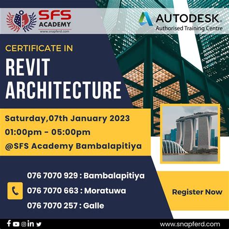 Certificate Course In Revit Architecture Sfs Academy Coursenet