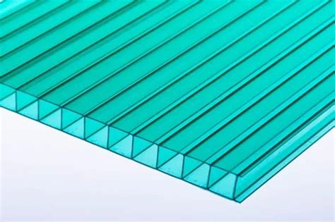 Blue Multiwall Polycarbonate Sheet 6mm At Rs 37sq Ft In Hyderabad