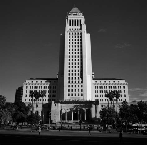Los Angeles City Hall Mamiya 6 50mm F4 Acros 100 Flickr