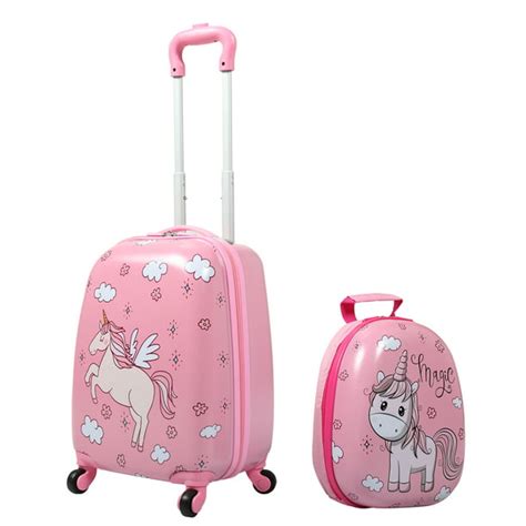 Tobbi Tobbi 2 Pc Kids Carry On Luggage Set 12 Backpack And 16 Rolling