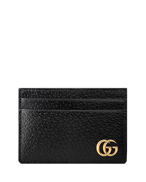 With your new gucci card holder you will always have your portemnee with you in a stylish and modern way. Gucci Men's Leather Credit Card Case with Money Clip | Neiman Marcus