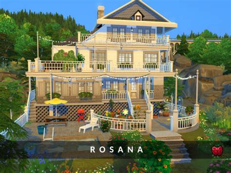 The Sims Resource Rosana House No Cc By Melapples • Sims 4 Downloads