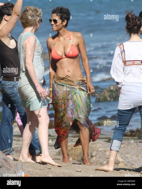 Halle Berry Looks In Great Spirits As She Spends Her 45th Birthday On