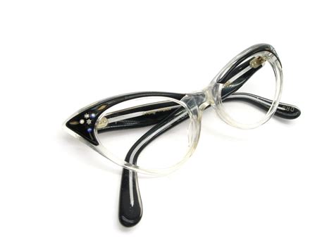 vintage 50s pointy cat eye glasses sunglasses eyeglasses etsy uk