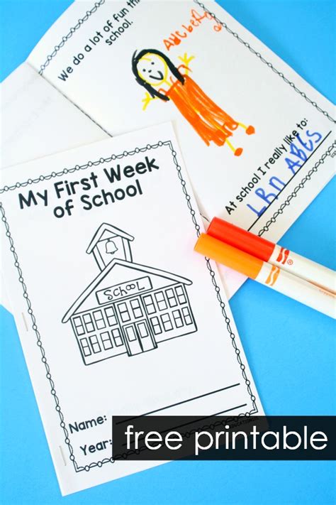 You can also browse through our. My First Week of School Printable Book - Fantastic Fun ...