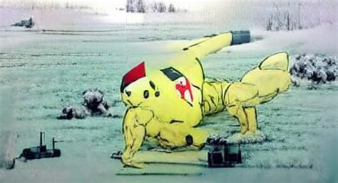 Pikachu Doing Push Ups During A Nuclear Winter Ai Generated Artwork