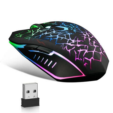 Eeekit 24g Wireless Gaming Mouse Rechargeable Silent Optical Mice 7