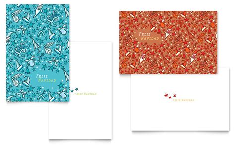 Christmas Confetti Greeting Card Template Word And Publisher