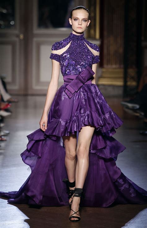 Défilés Vogue Paris Purple Short Dress Purple Fashion Gorgeous Gowns
