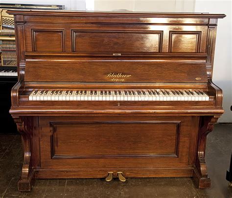 Bluthner Upright Piano For Sale With A Rosewood Case Serial Number
