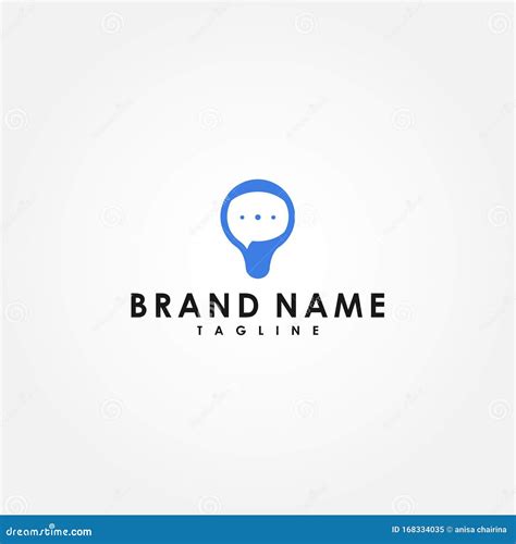 Smart Logo Design Vector With Shine And Unique Shape Stock Vector