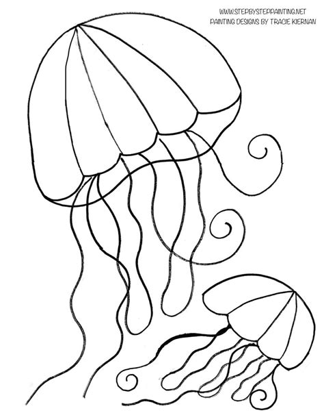 How To Paint A Jellyfish Step By Step Painting Painting Templates