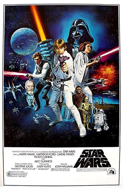 Star Wars A New Hope Movie Poster 24 Inch X 36 Inch