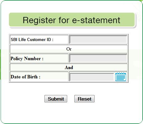 Head client relationship sbi life insurance co. Register For e-Statements In SBI Life Insurance - VSolution