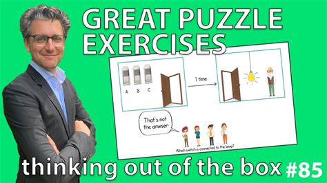 Puzzle Exercises Thinking Out Of The Box 85 Youtube