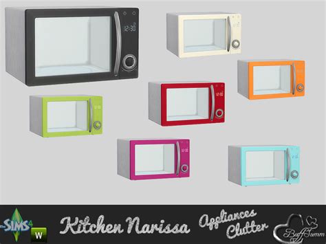 The Sims Resource Clutter Narissa Microwave Working