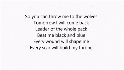 Bring Me The Horizon ~ Throne Lyrics Youtube